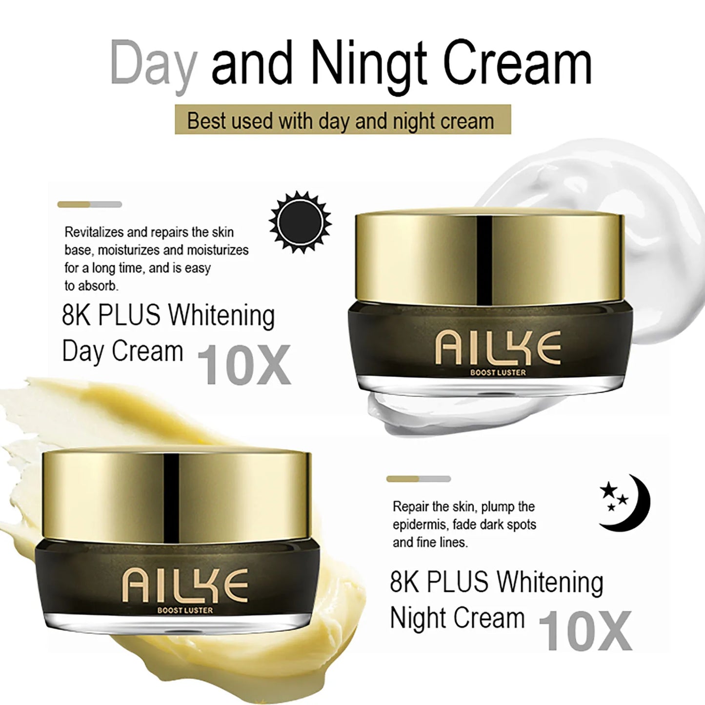 AILKE Whitening Face Cream For All Skin Types